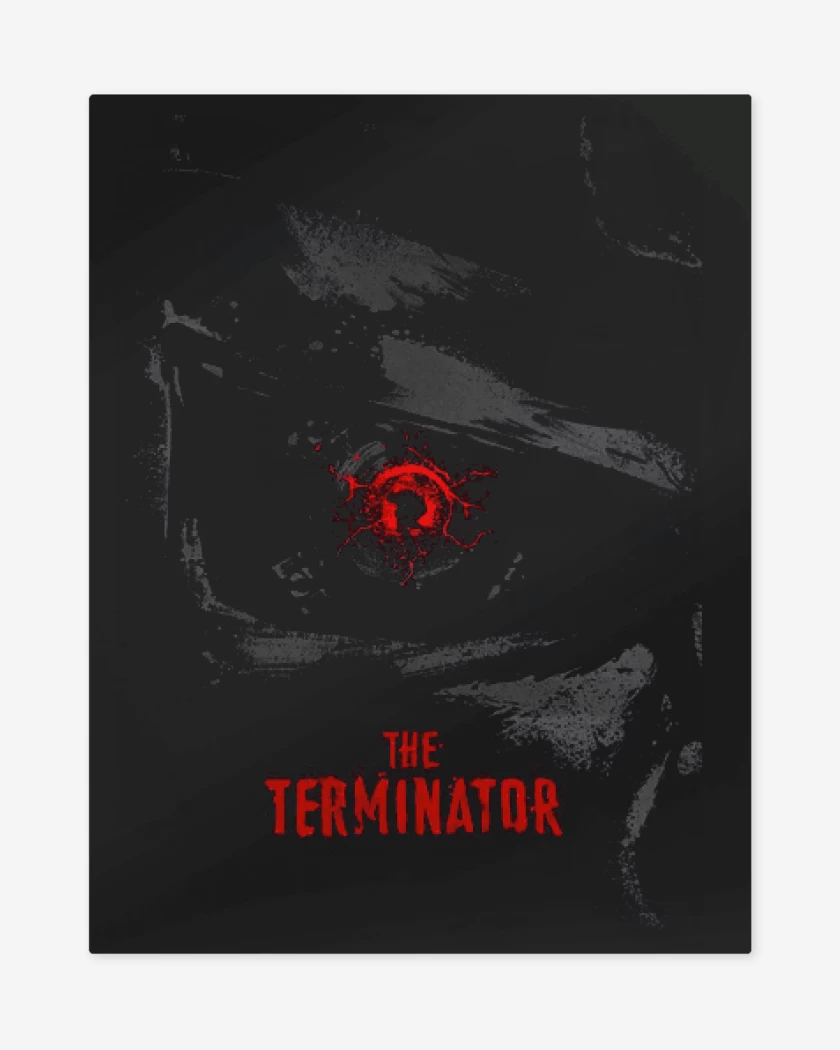 Print metalico Negro de The terminator