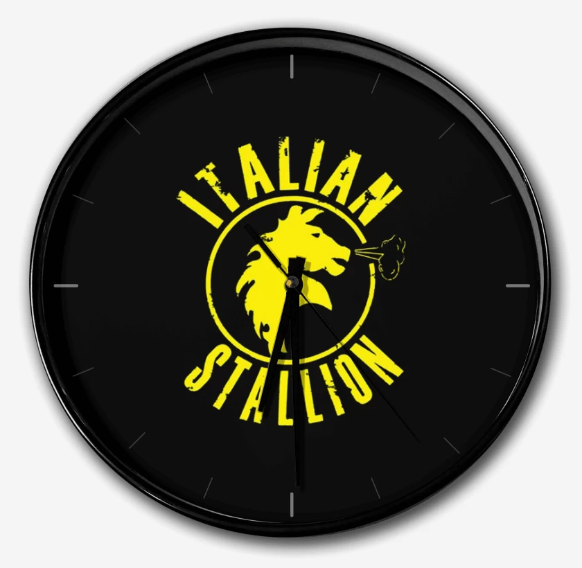 Reloj Negro de Rocky Italian stallion
