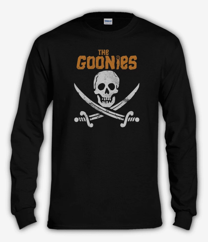 Polera manga larga Negro de The goonies