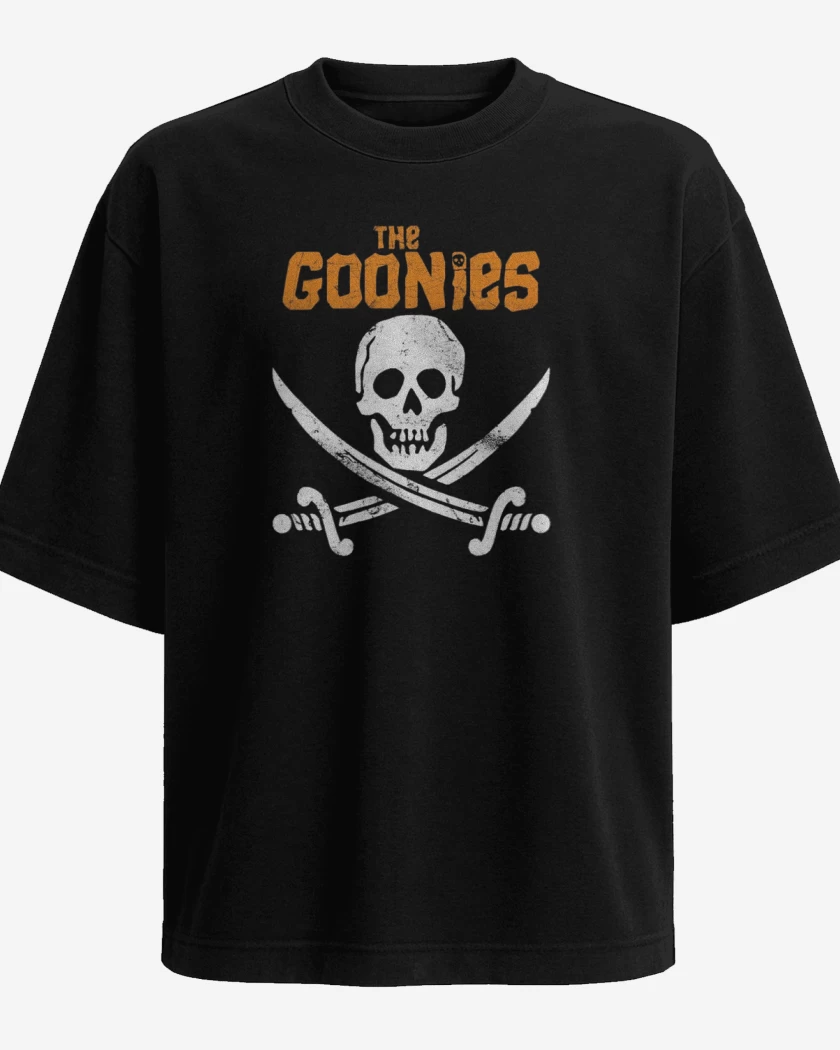 Polera Oversize Negro de The goonies