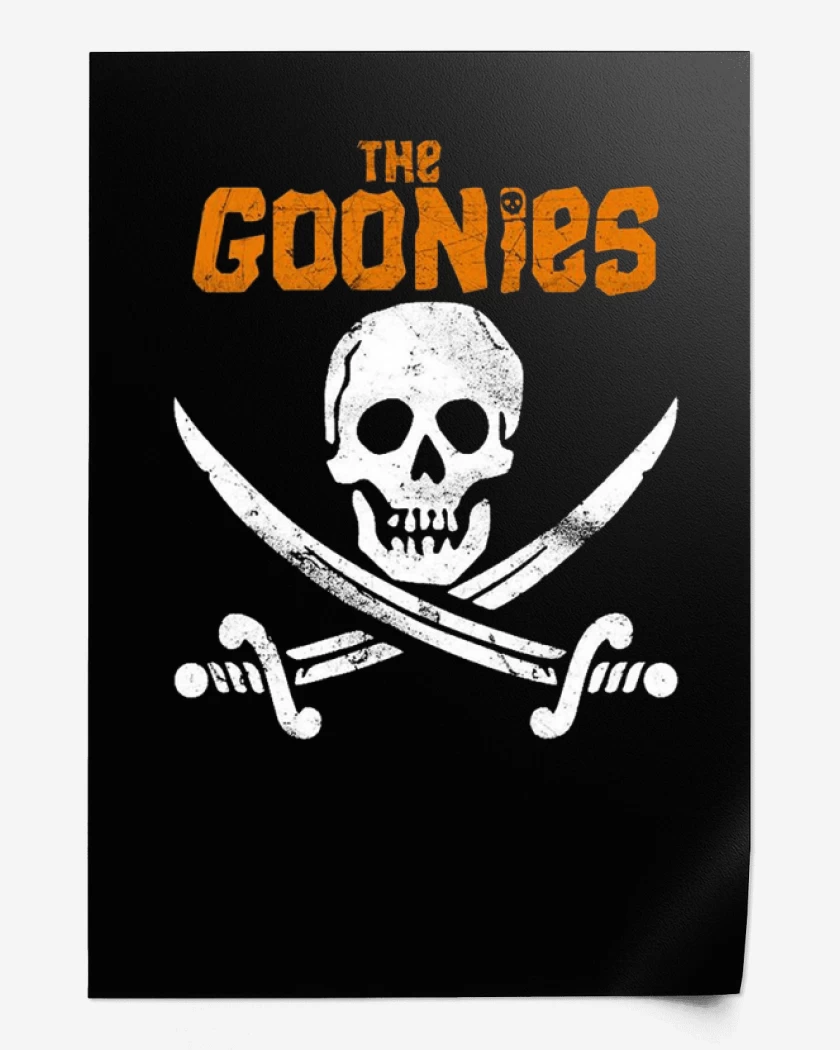 Print Negro de The goonies