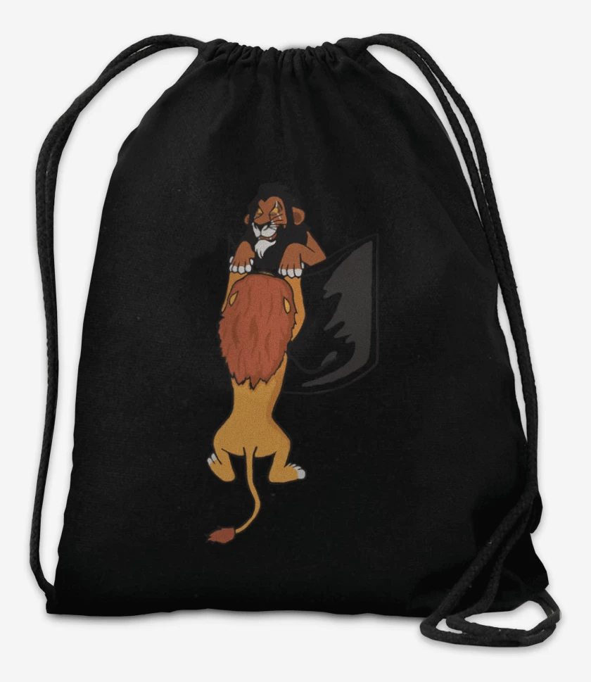 Mochila Negro de Scar, hermano, ayudame!