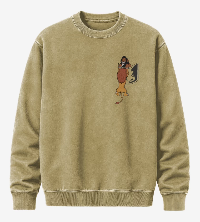 Poleron Polo Acid Wash Beige de Scar, hermano, ayudame!