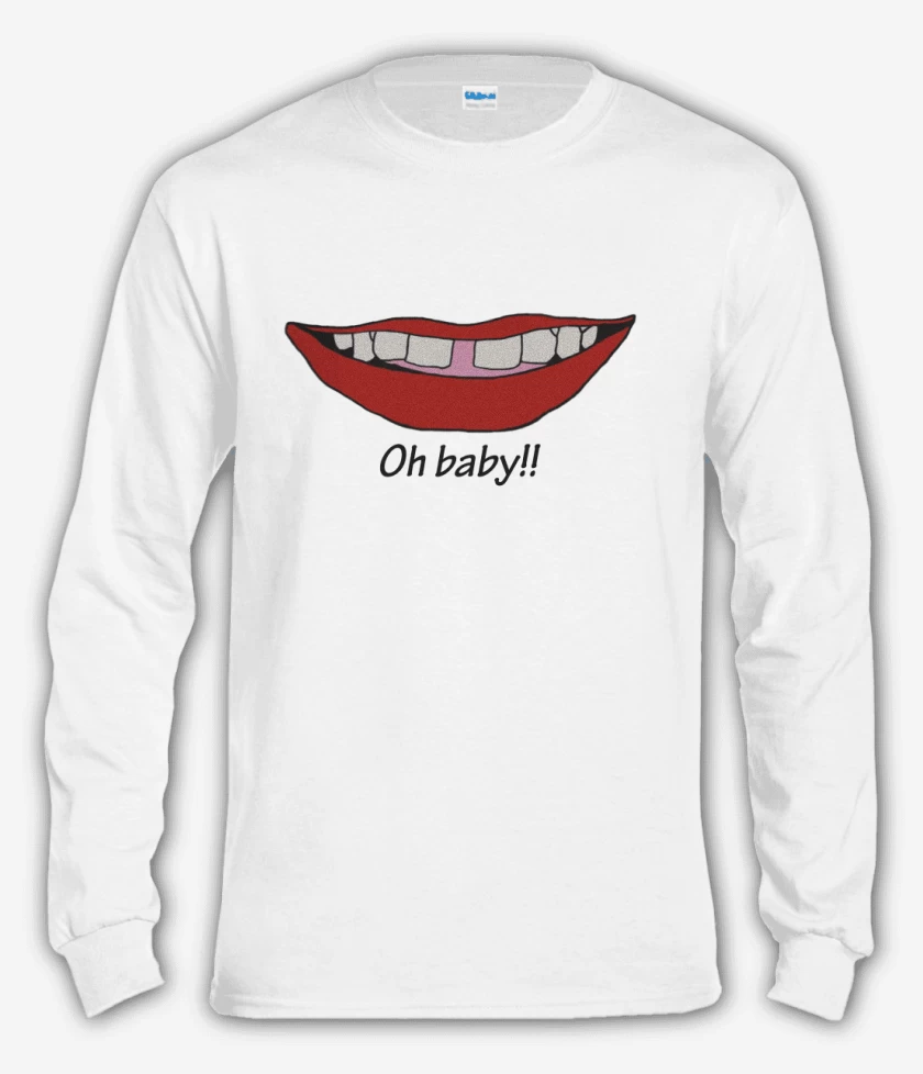 Polera manga larga Blanco de Mac DeMarco