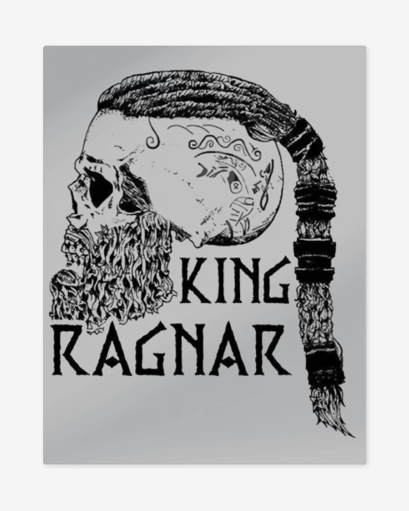 Print metalico King Ragnar