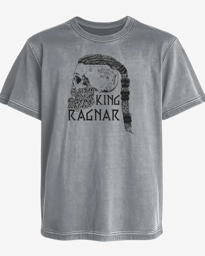 Polera desgastada King Ragnar