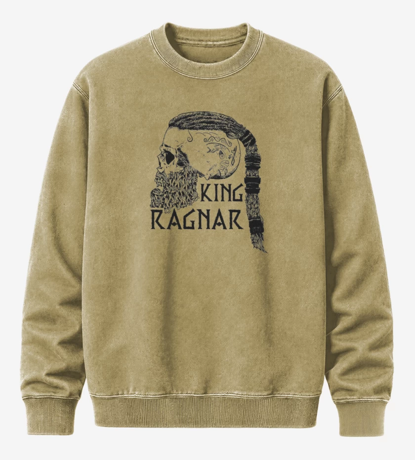 Poleron Polo Acid Wash Beige de King Ragnar