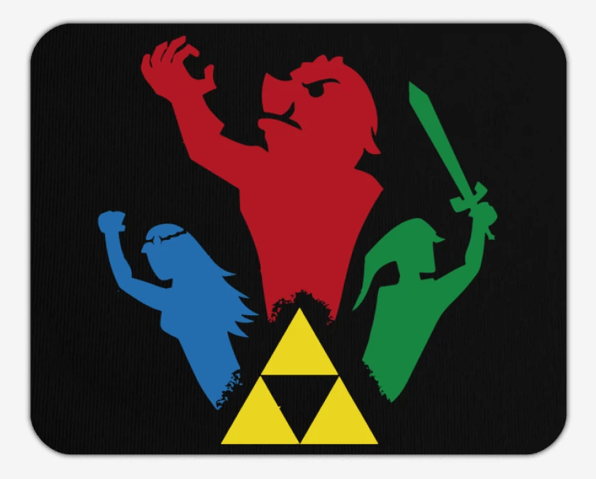 Mousepad Trifuerza Personajes 2