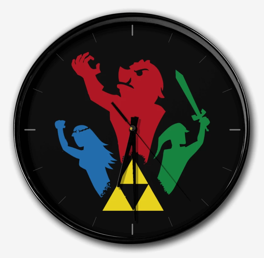 Reloj Negro de Trifuerza Personajes 2