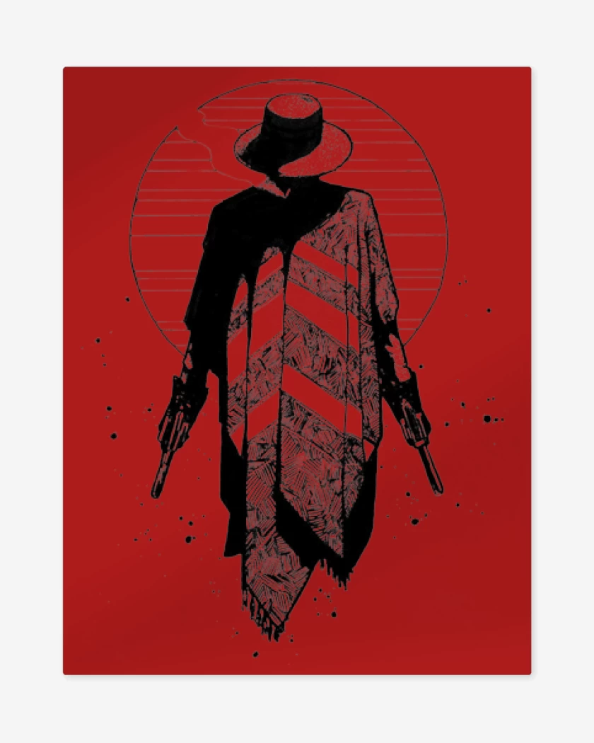 Print metalico Rojo de Eastwood