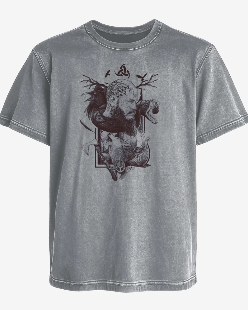 Polera desgastada Ragnar Lothbrok