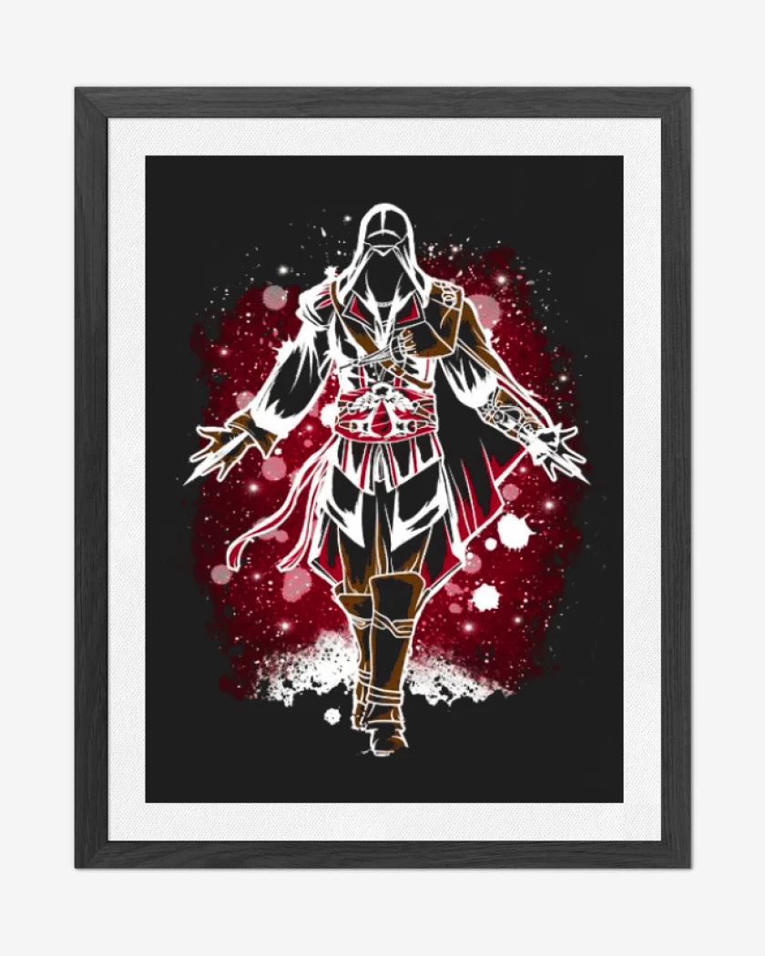 Cuadro decorativo Negro de Ezio assassins