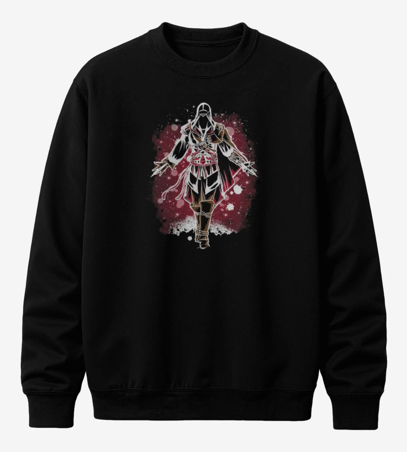 Poleron polo Negro de Ezio assassins