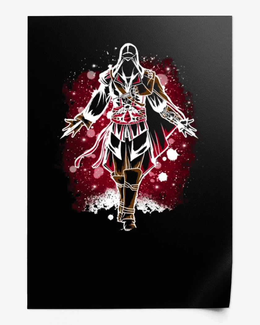 Print Negro de Ezio assassins