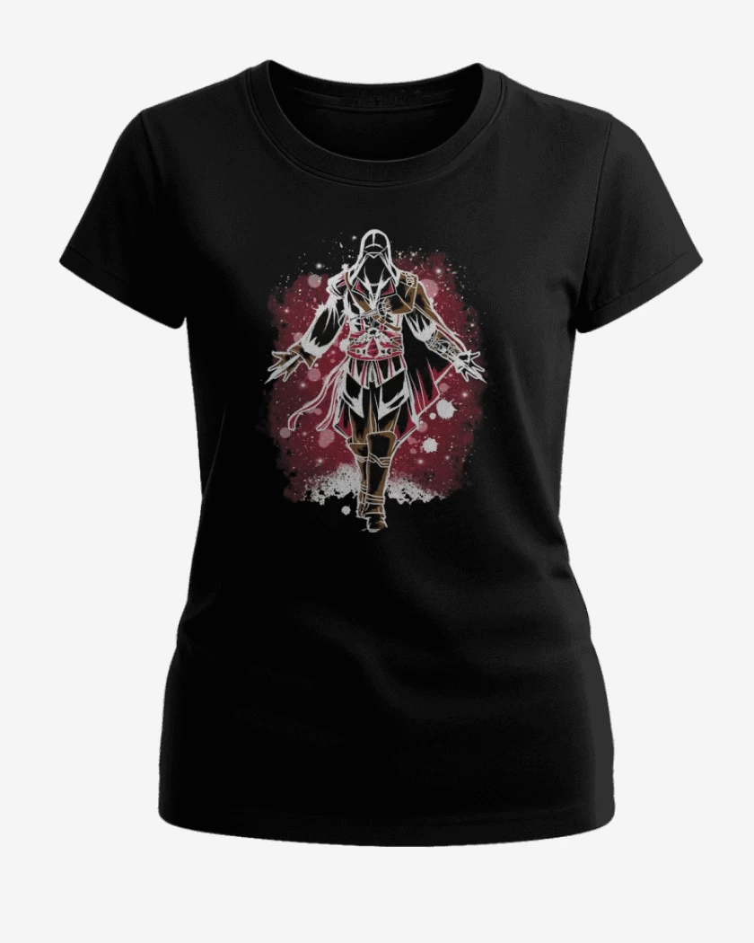 Polera de Mujer Negro de Ezio assassins