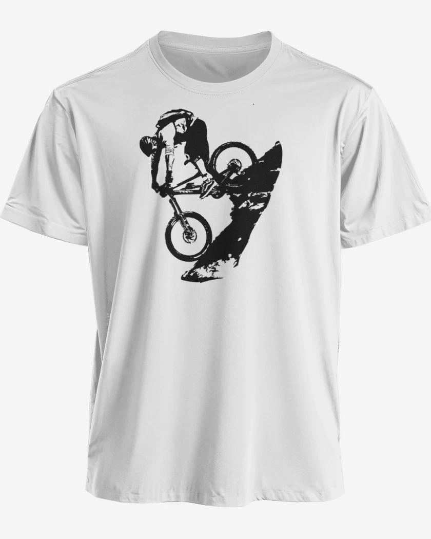 Polera premium Blanco de Mountain bike