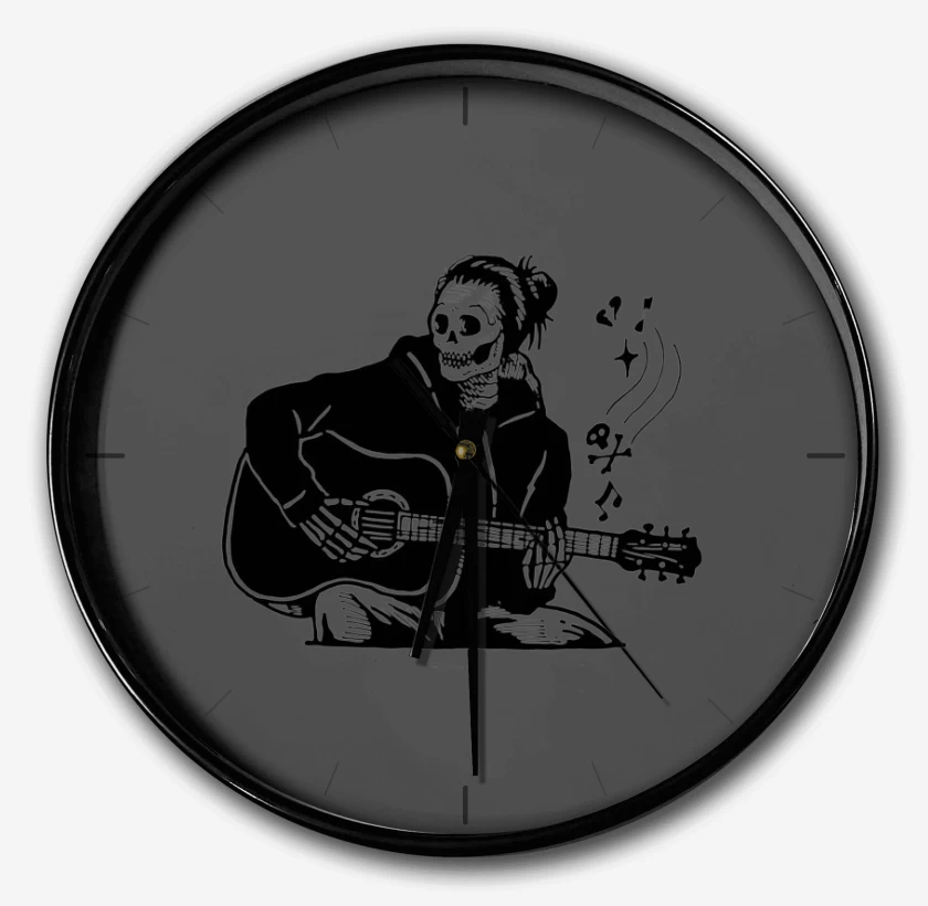Reloj Carbon de Skull guitarra