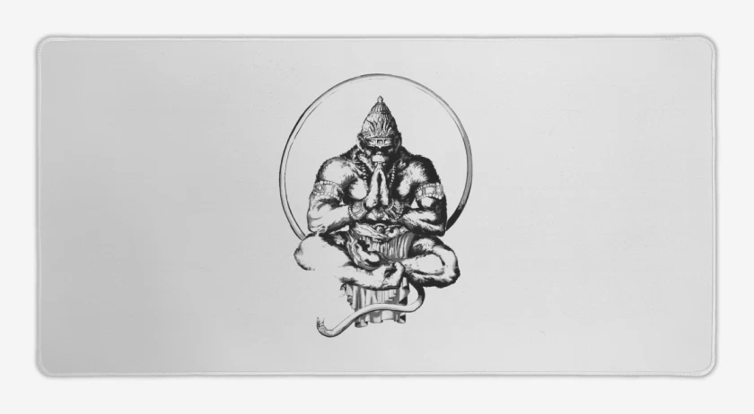 Mouse pad Gamer Blanco de Gorila zen