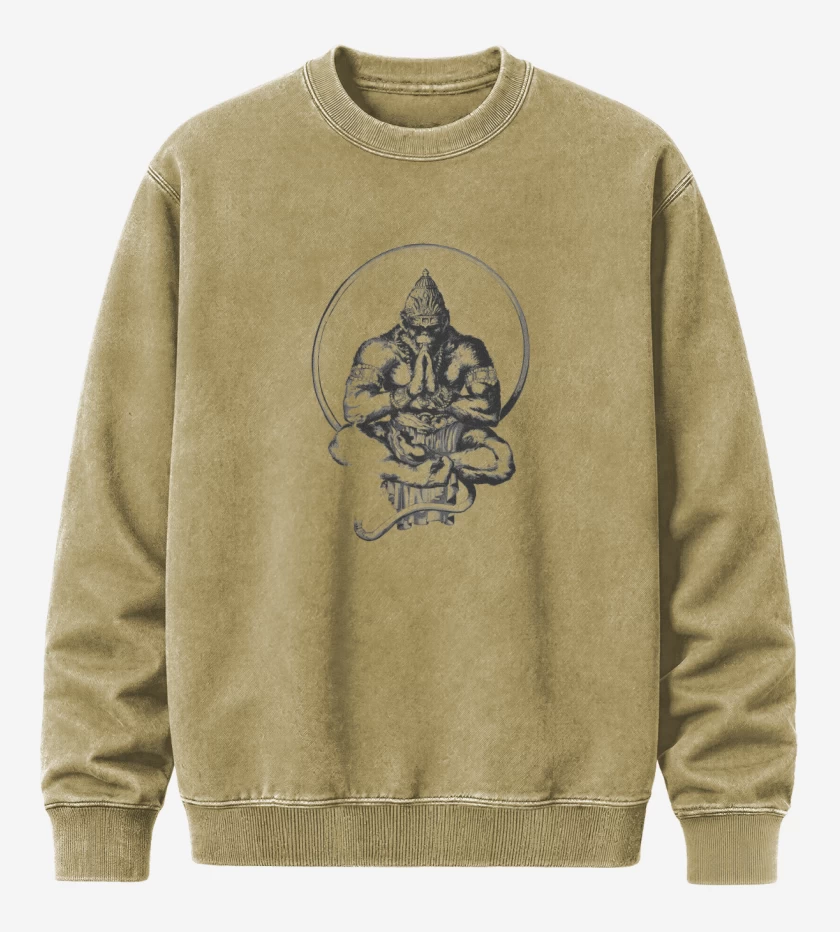 Poleron Polo Acid Wash Beige de Gorila zen