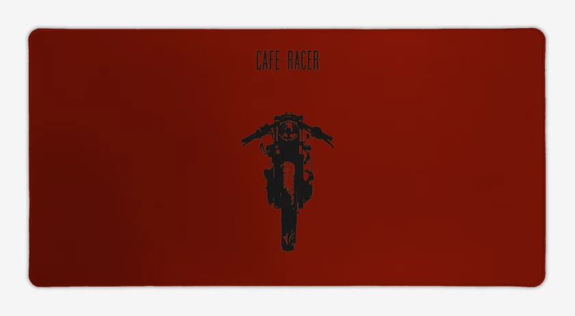 Mouse pad Gamer Rojo de Cafe racer