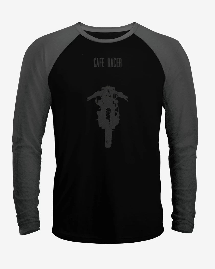 Polera Raglan Cafe racer