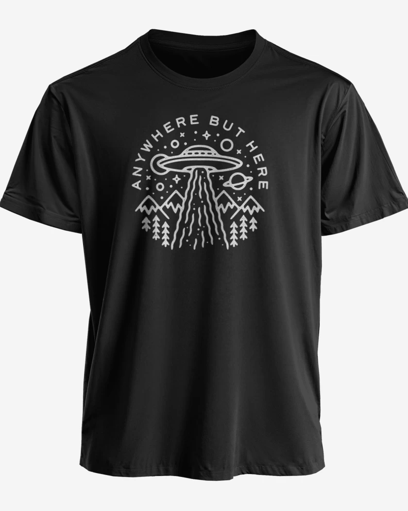 Polera premium Negro de Ovni