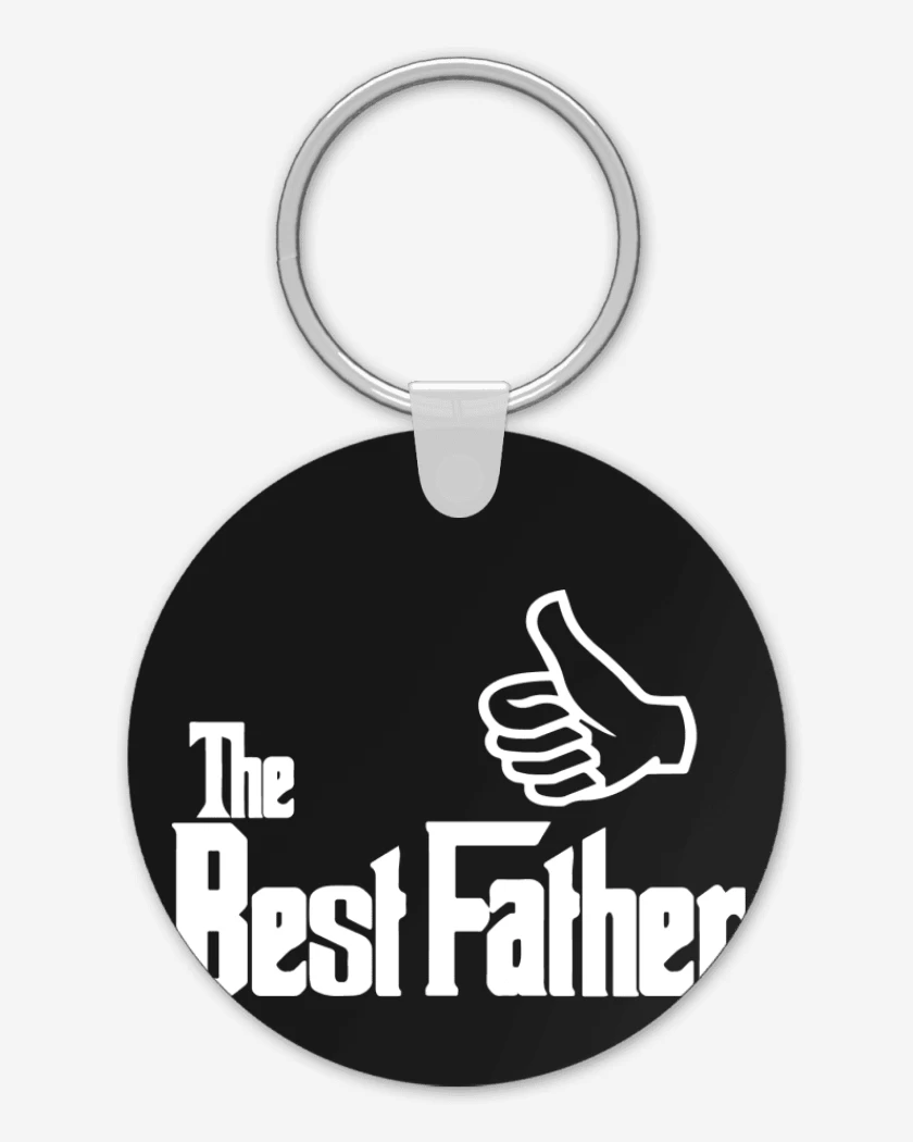 Llavero Negro de The Best Father