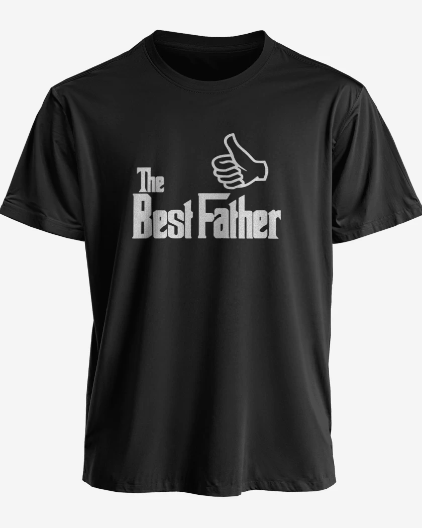 Polera premium Negro de The Best Father