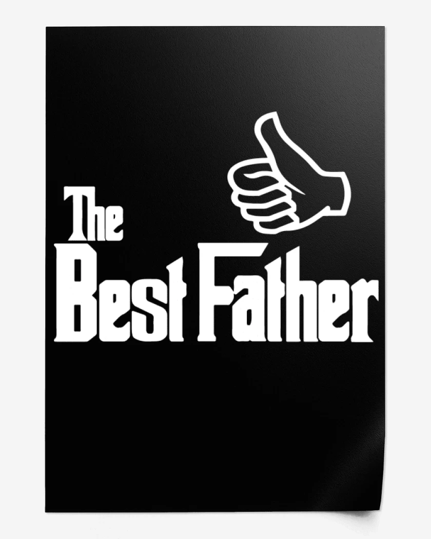 Print Negro de The Best Father