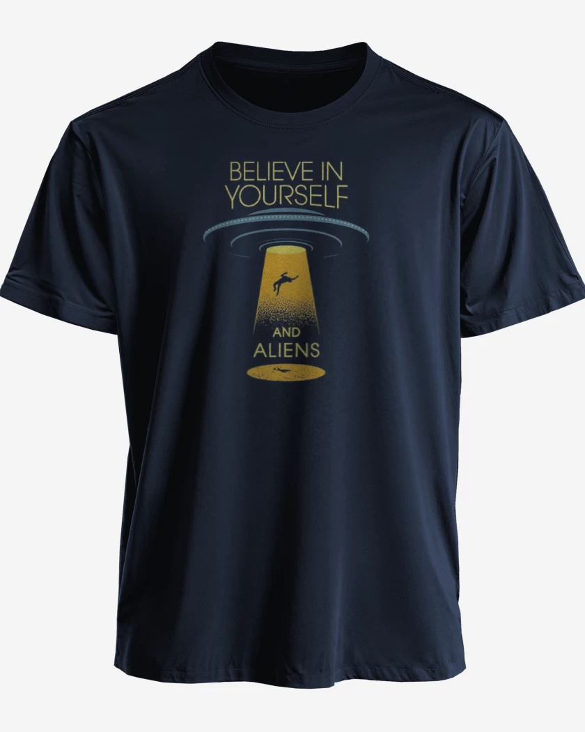 Polera Believe in aliens