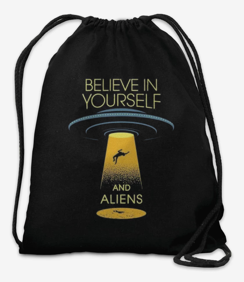 Mochila Negro de Believe in aliens