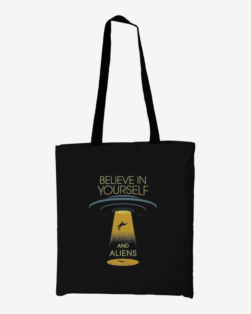 Totebag Believe in aliens