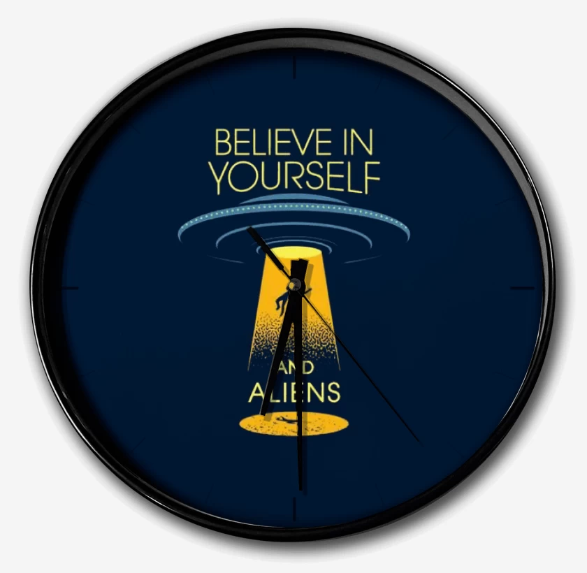 Reloj Azul Marino de Believe in aliens