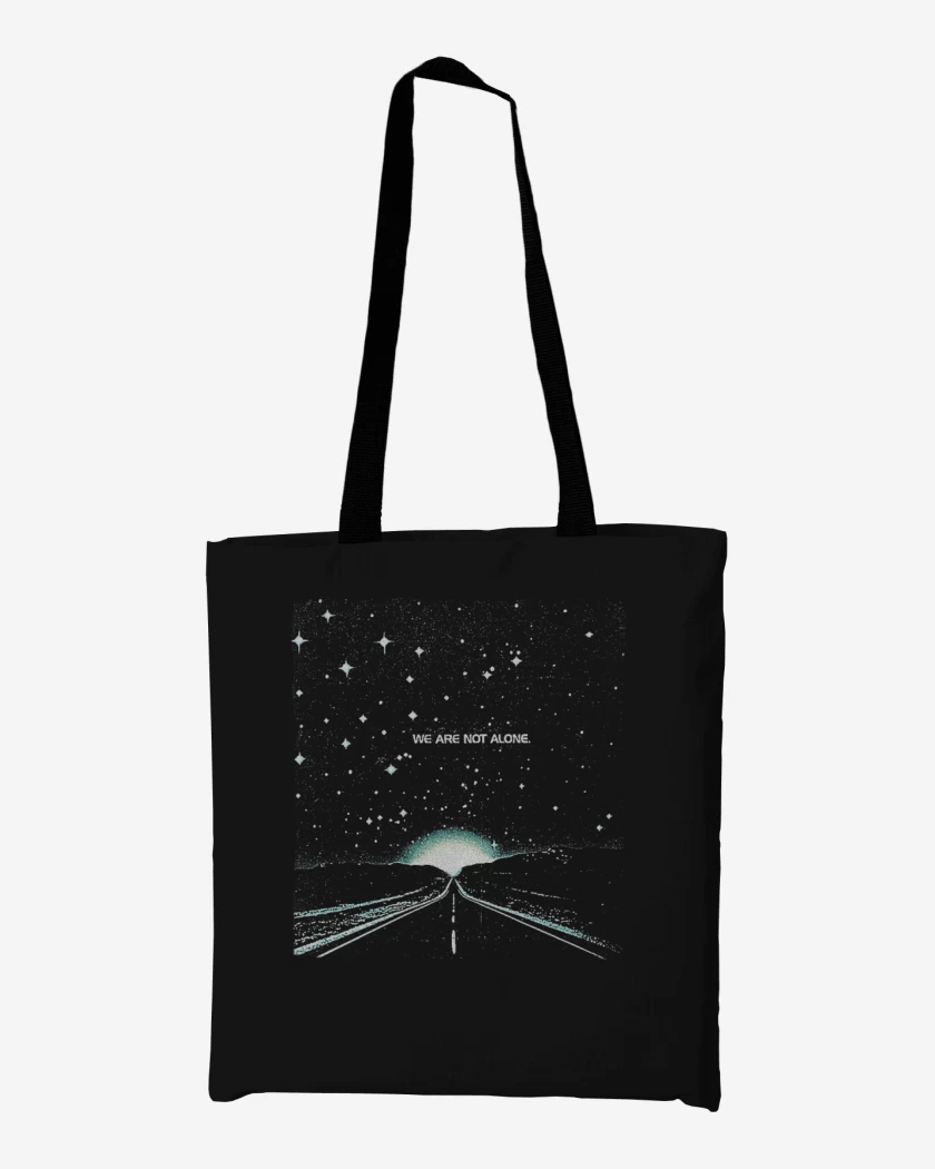 Totebag We are not alone