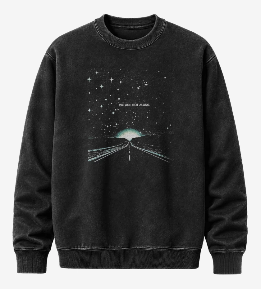 Poleron Polo Acid Wash Negro de We are not alone