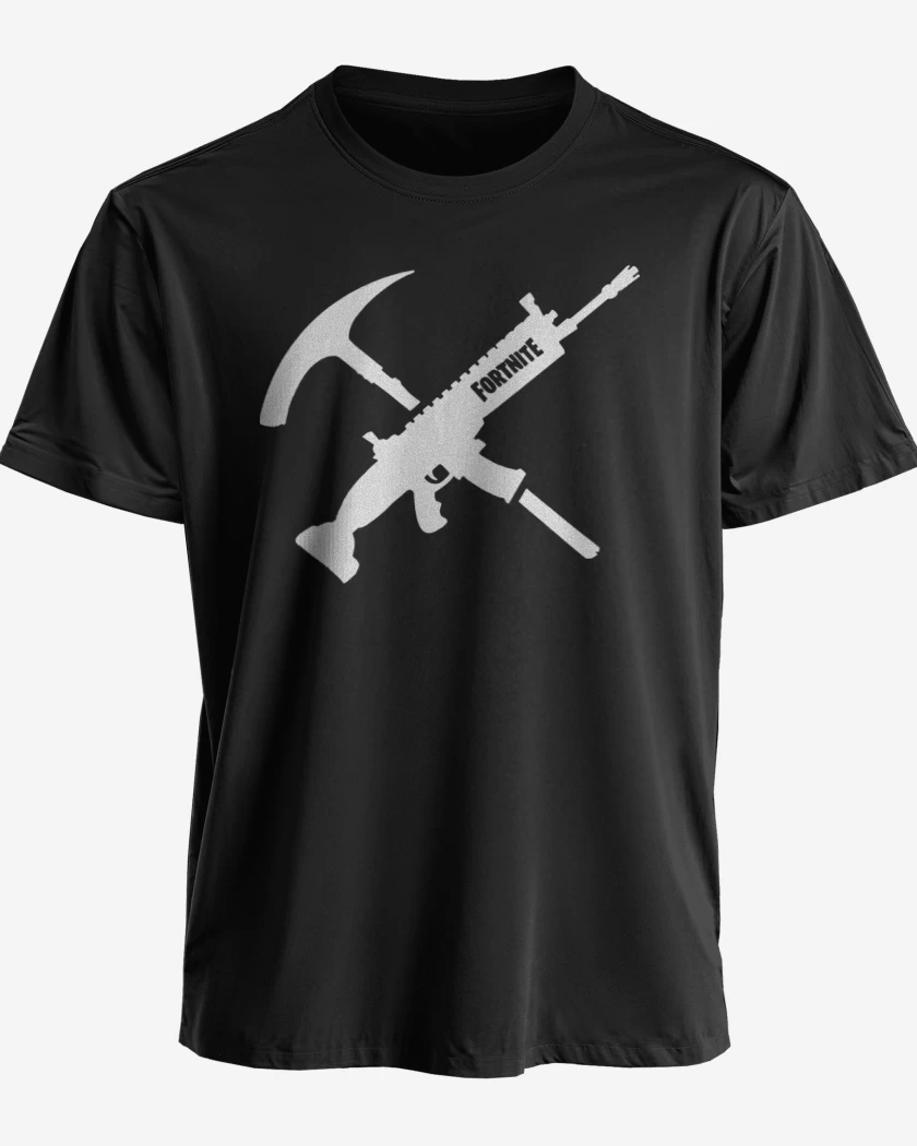 Polera premium Negro de Scar fornite