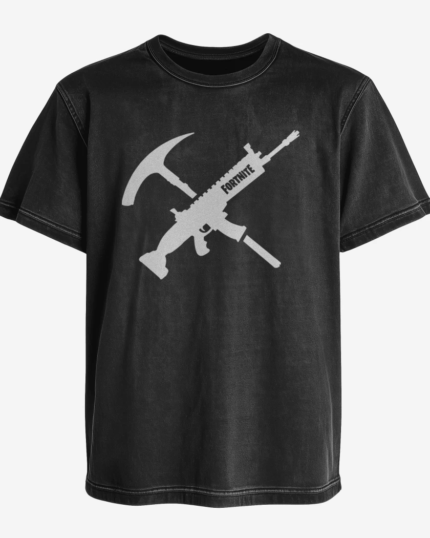 Polera desgastada Scar fornite