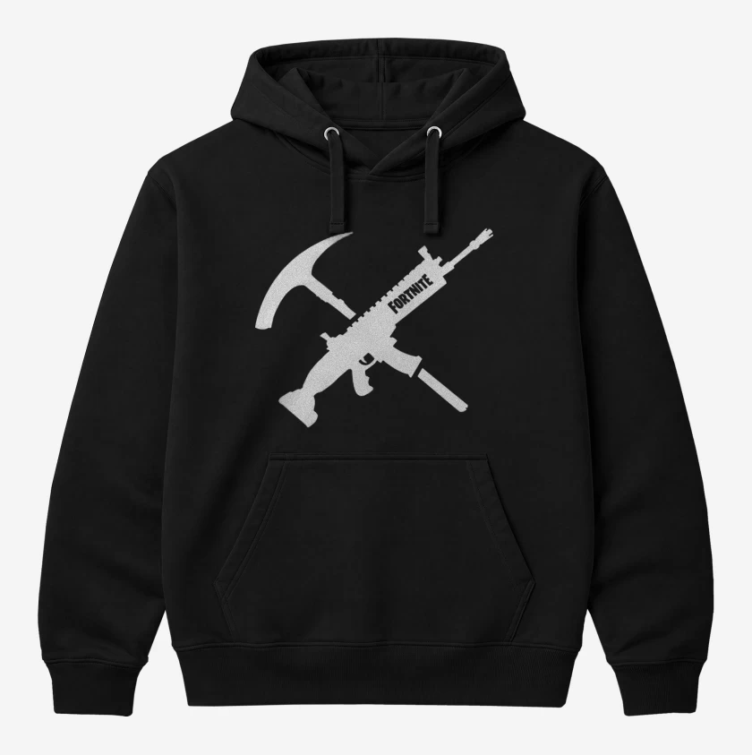 Polerón Canguro Negro de Scar fornite