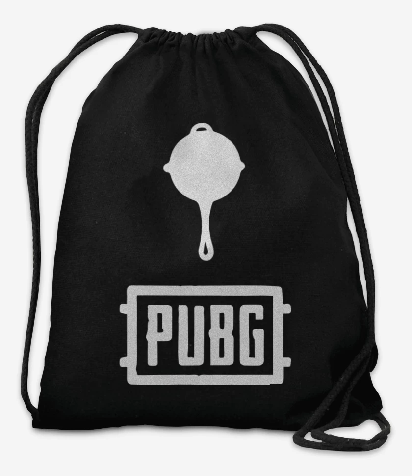 Mochila Negro de sarten pubg