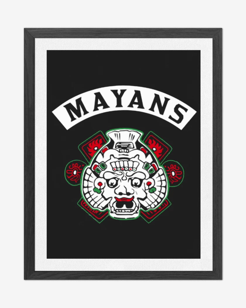 Cuadro decorativo Negro de Mayans mc