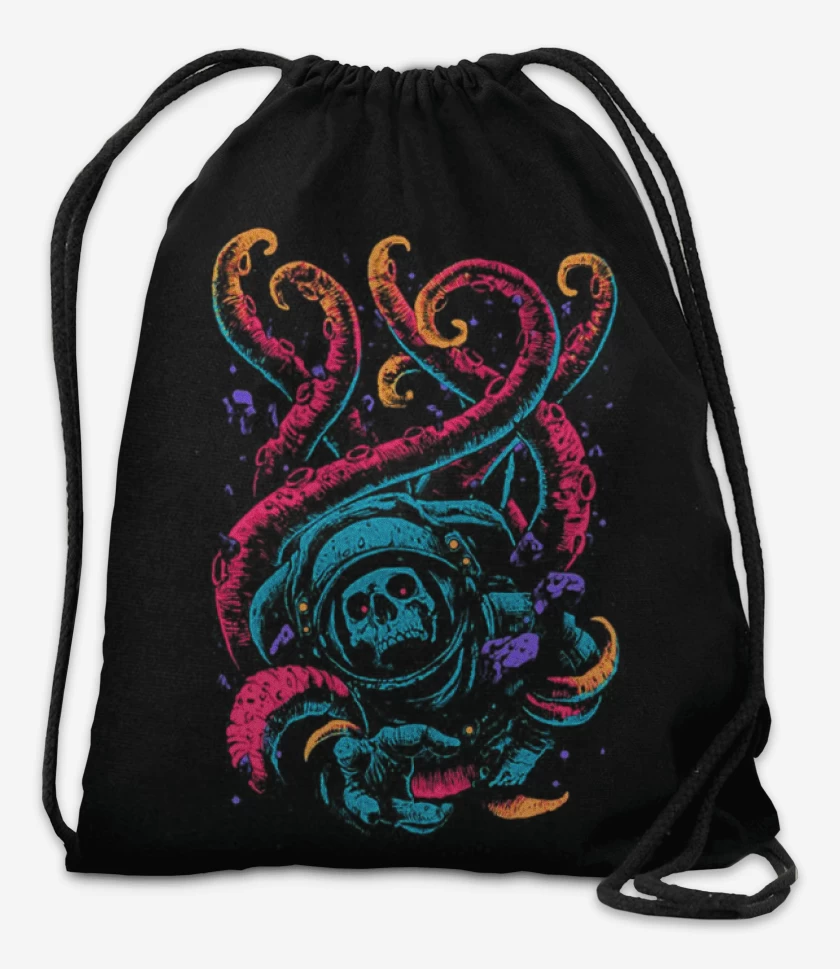 Mochila Negro de Skull astronauta