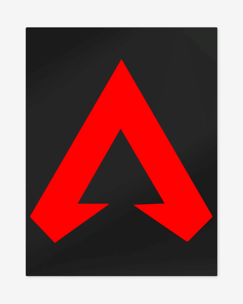 Print metalico Negro de Apex legends 