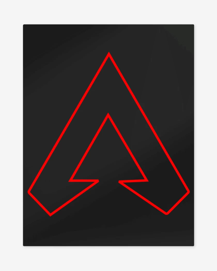 Print metalico Negro de apex legends 2