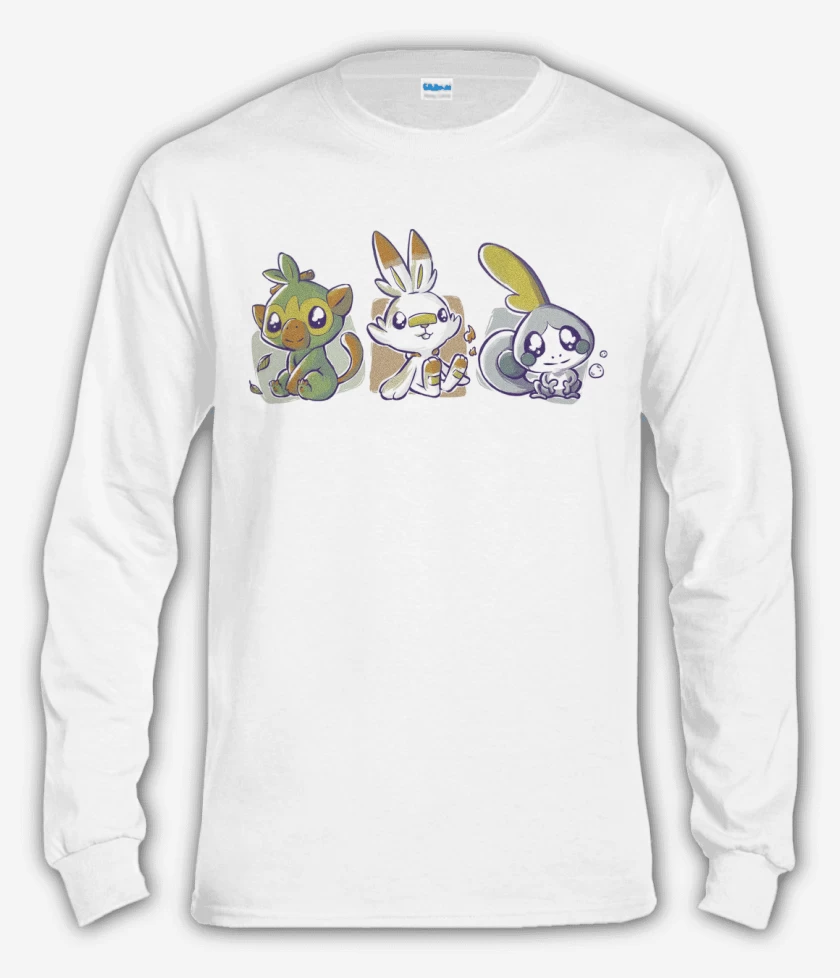 Polera manga larga Blanco de new starter