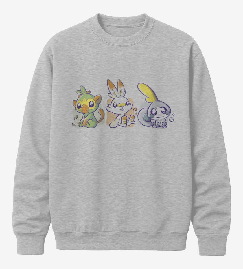 Poleron polo Gris Melange de new starter
