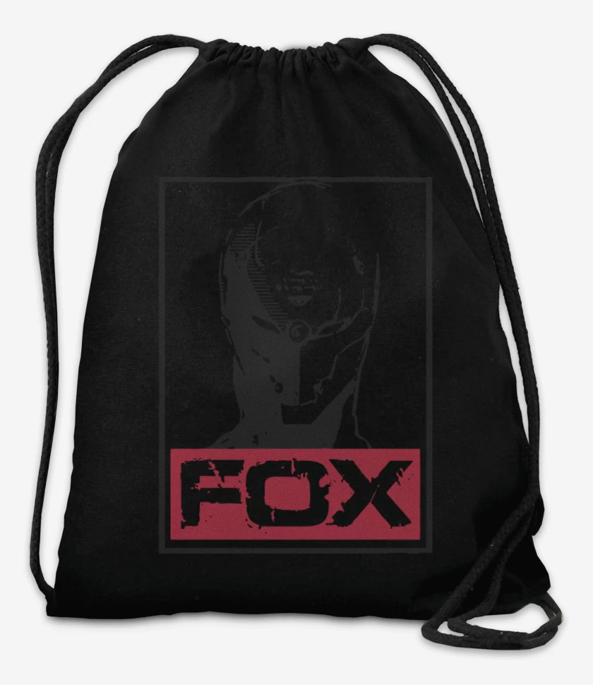 Mochila Negro de Metal Gear - Fox