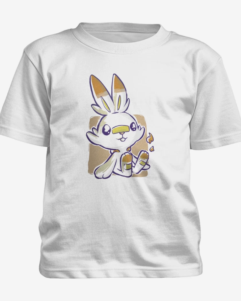Polera de niño Blanco de Scorbunny