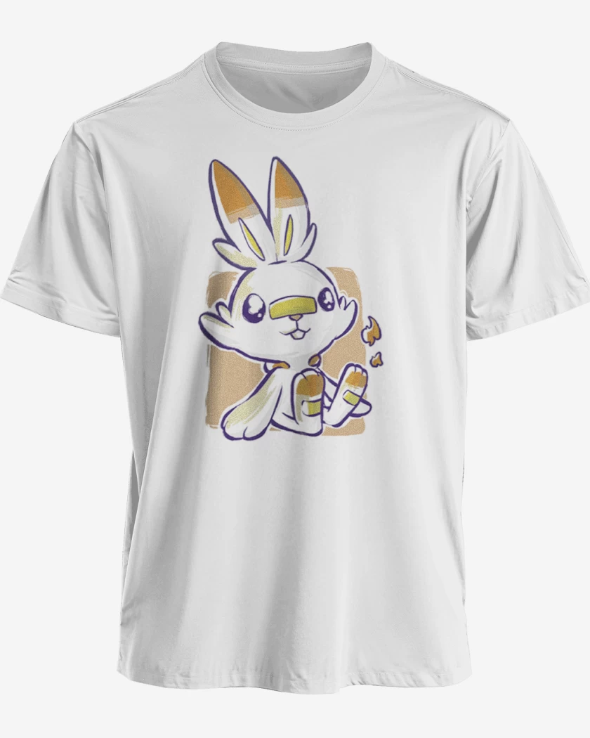 Polera premium Blanco de Scorbunny