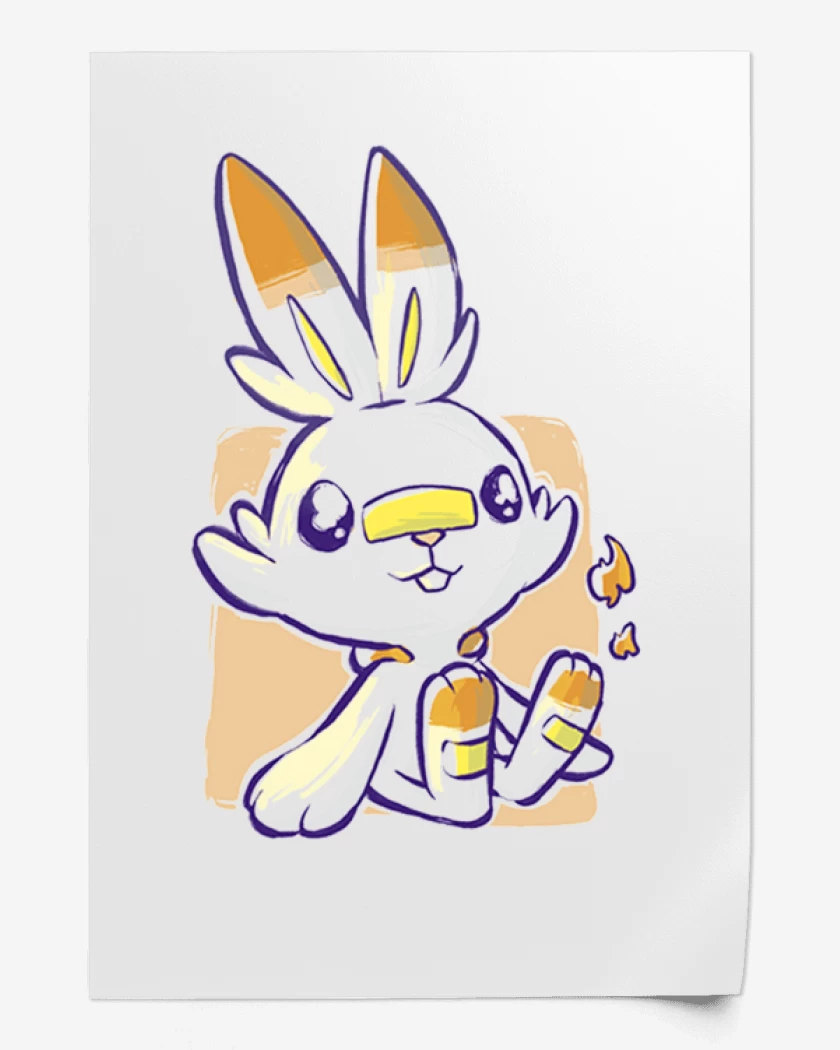 Print Scorbunny