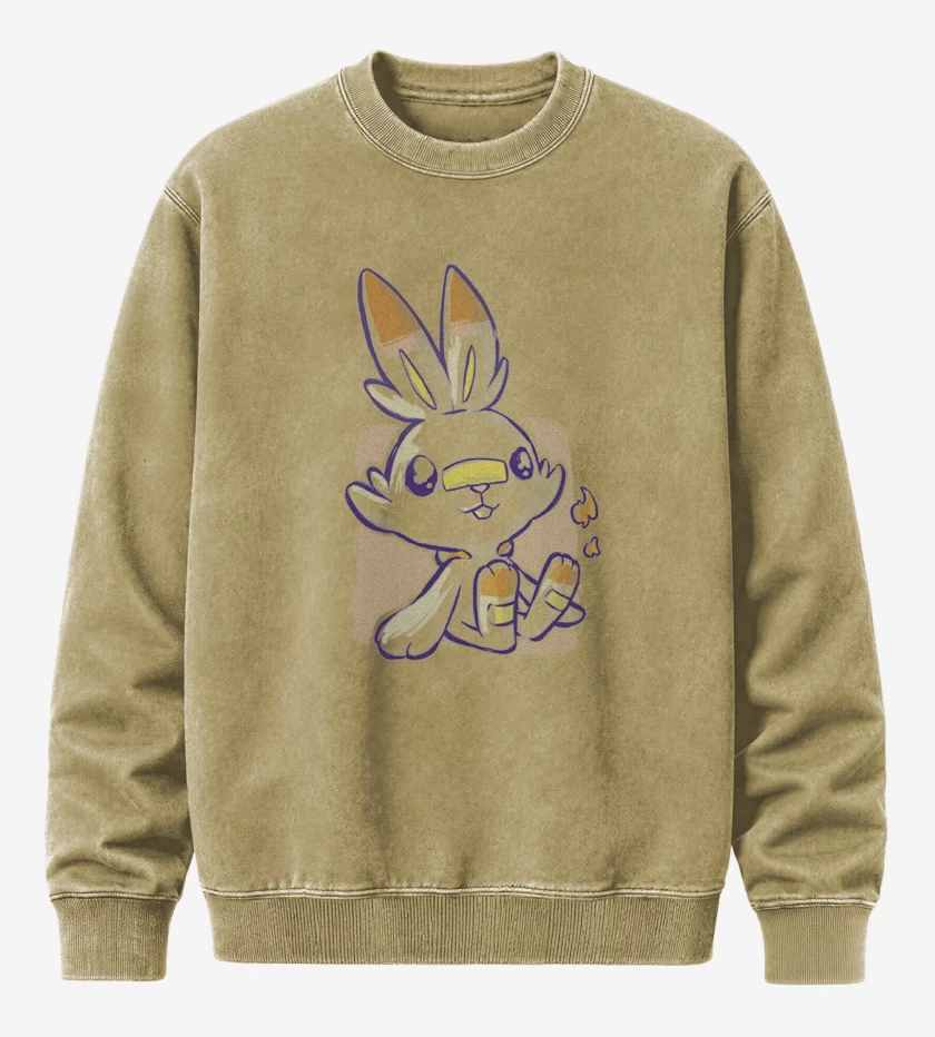 Poleron Polo Acid Wash Beige de Scorbunny